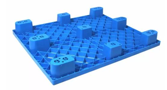 九腳塑料托盤背麵